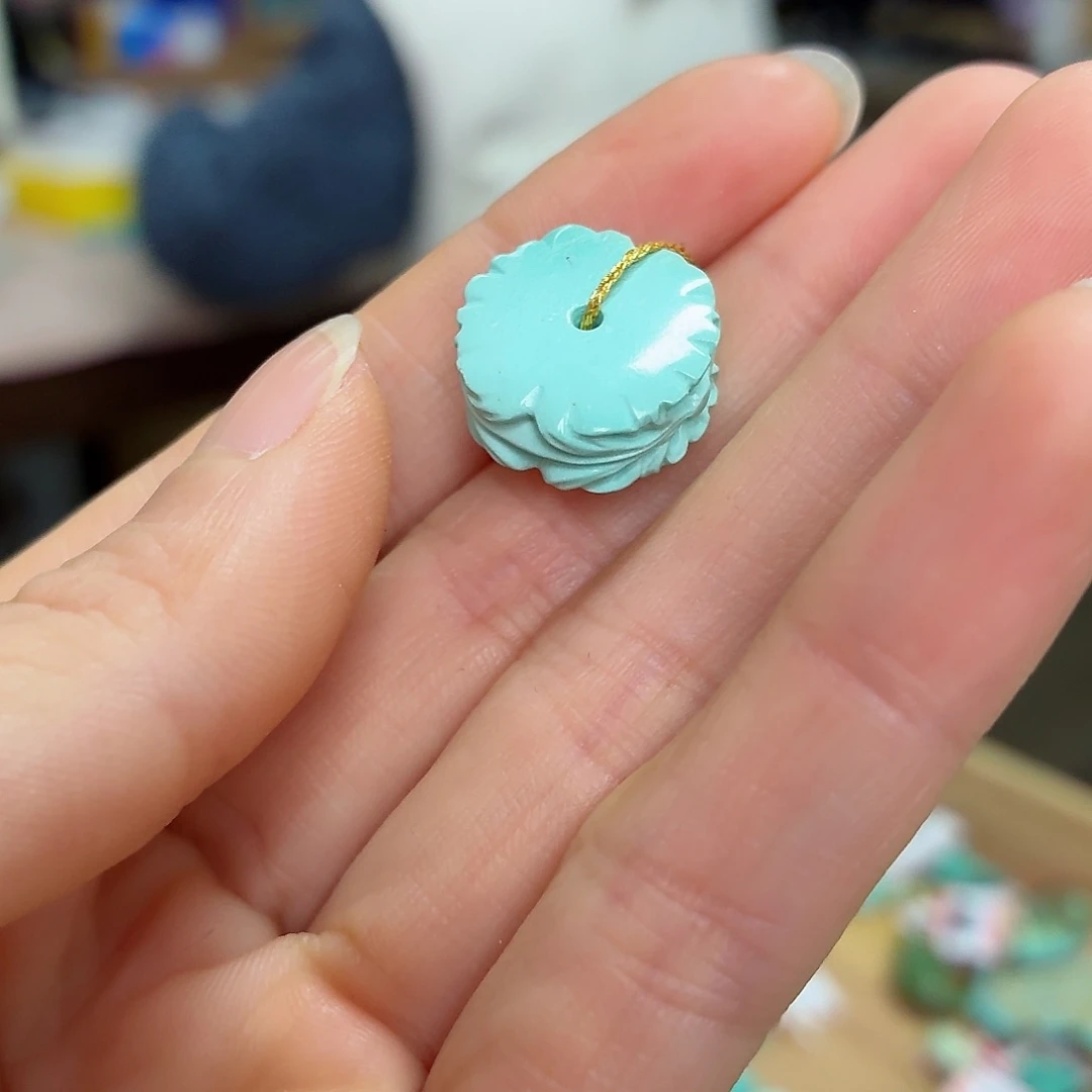 未镶嵌绿松石珠宝奇石