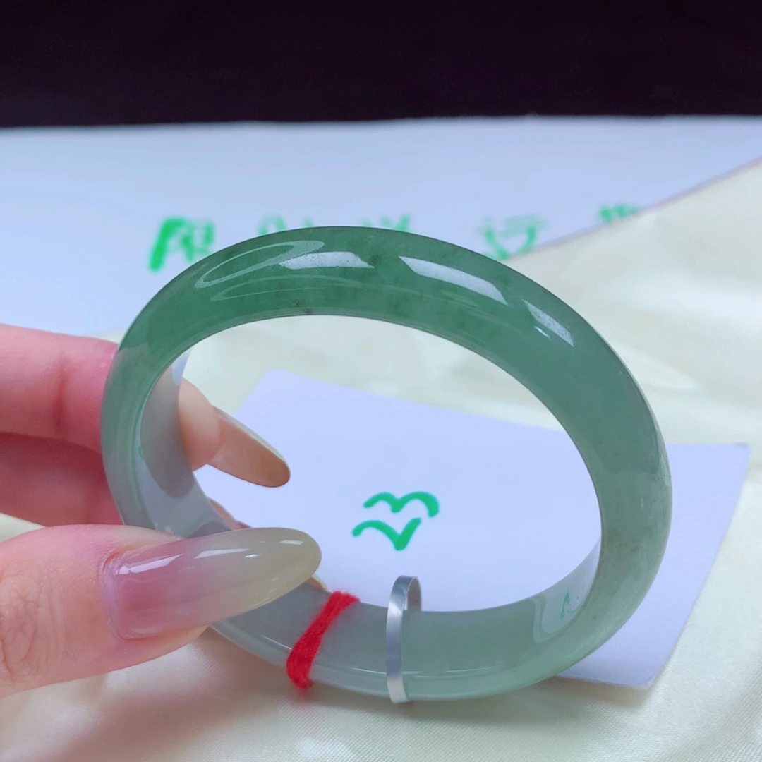 未镶嵌手镯翡翠天然缅甸翡翠A货手镯 贵妃23号