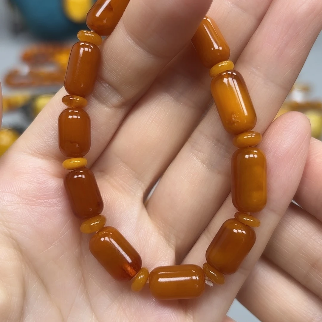 未镶嵌琥珀手链手串