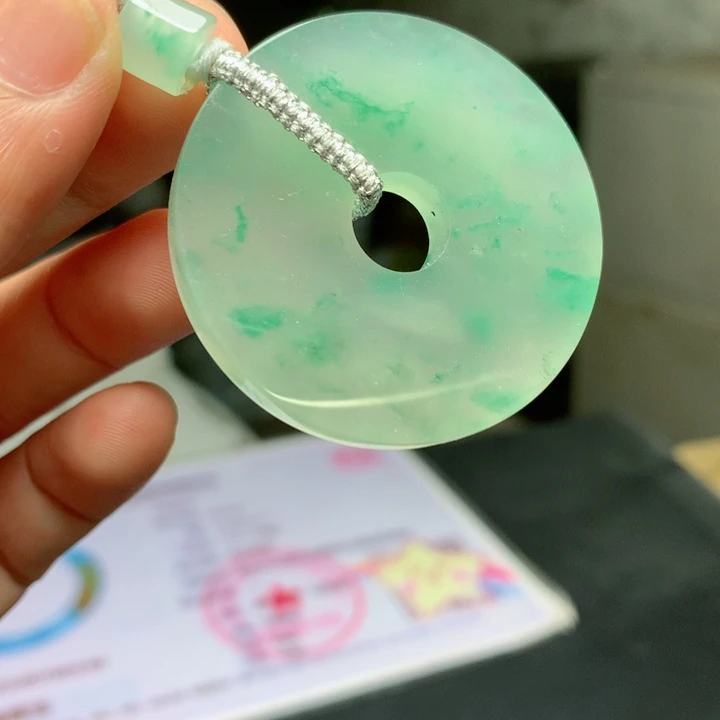 石英质玉未镶嵌吊坠(不含链)