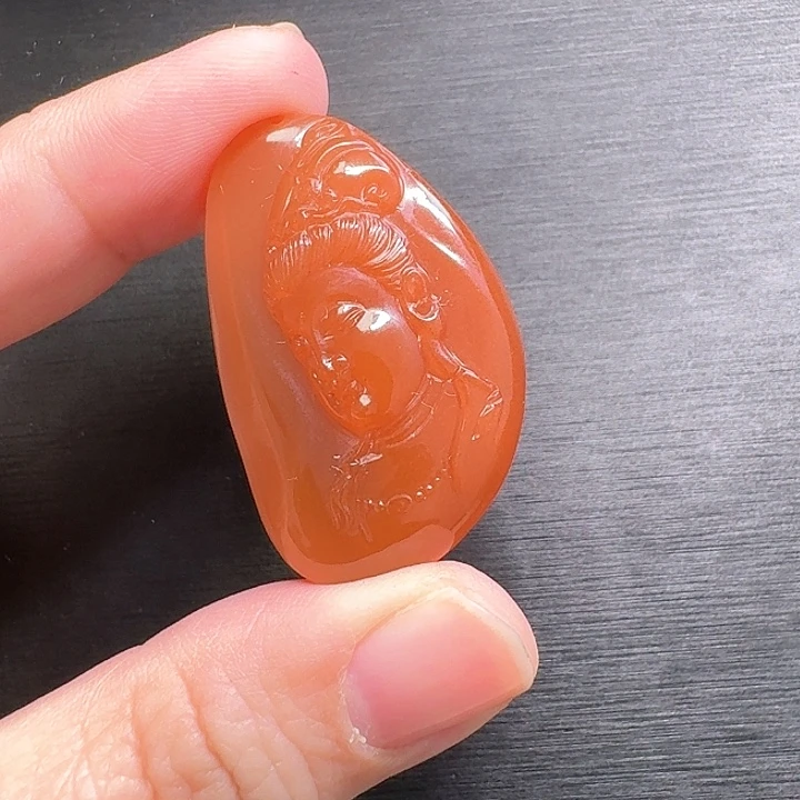 南红玛瑙挂件未镶嵌