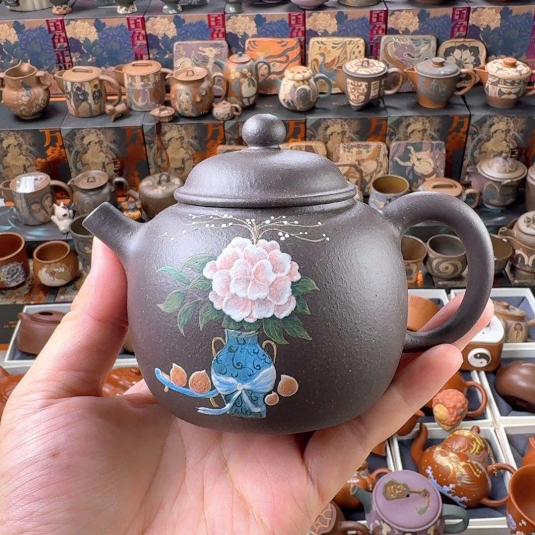 茶壶紫砂250cc原矿精工半手