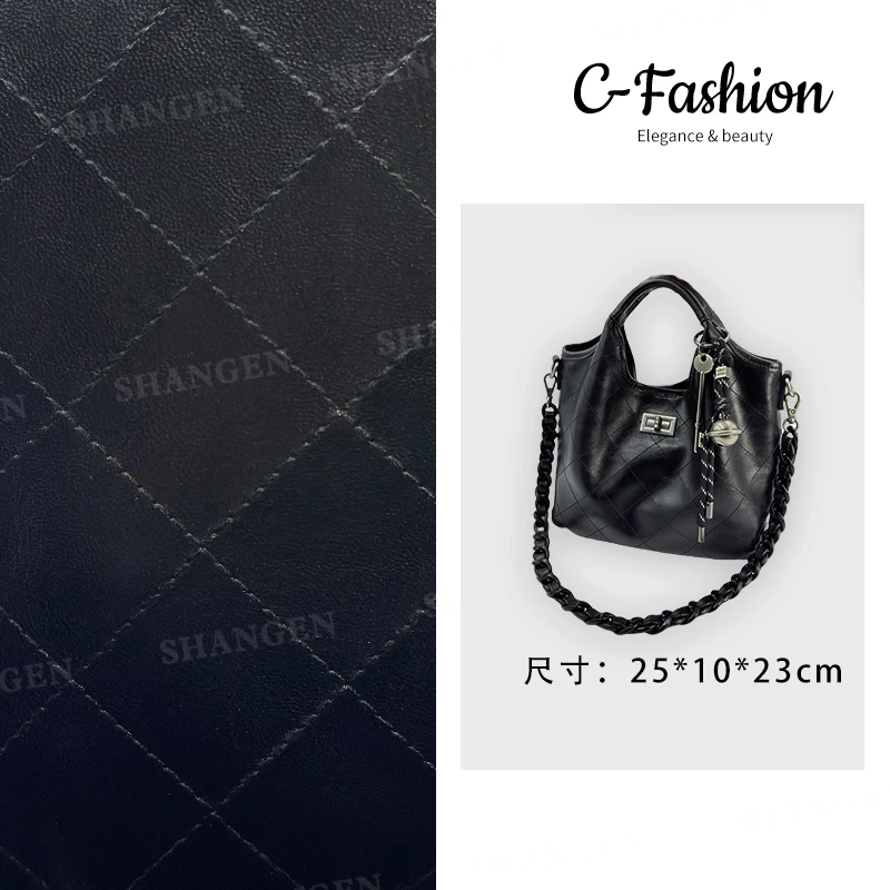 【尚恩CC】ZT-D7098-黑色-轻奢女士新款手提单肩斜挎子母包