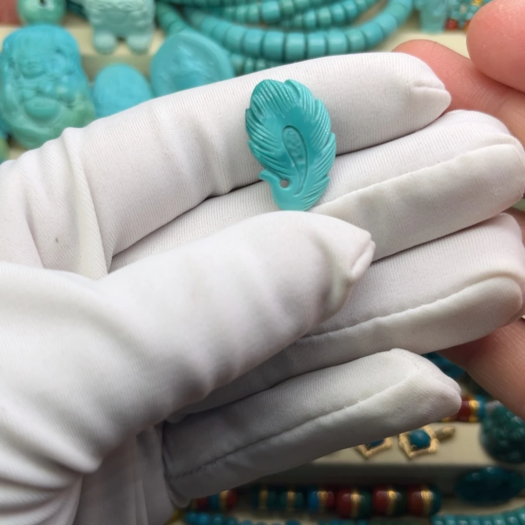 绿松石侧挂未镶嵌