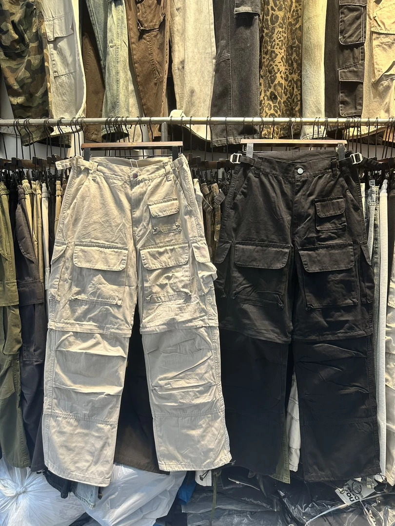 阿牛潮品    某把同款多口袋工装裤  8893
