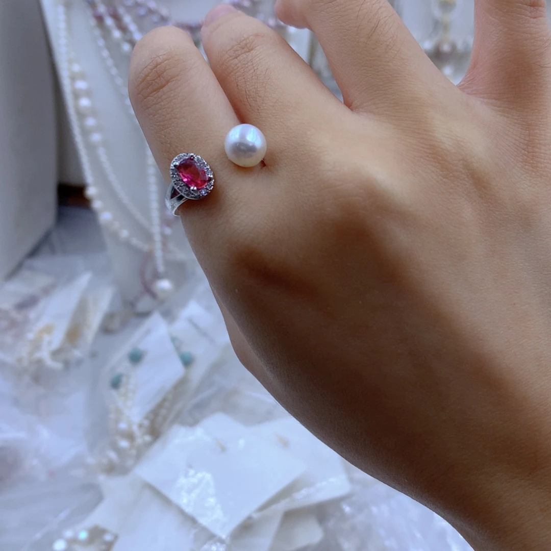 颈饰合金淡水珍珠1****胖