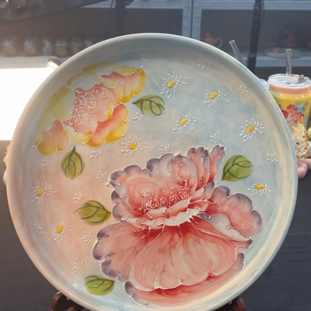 杯景德镇釉下五彩手绘