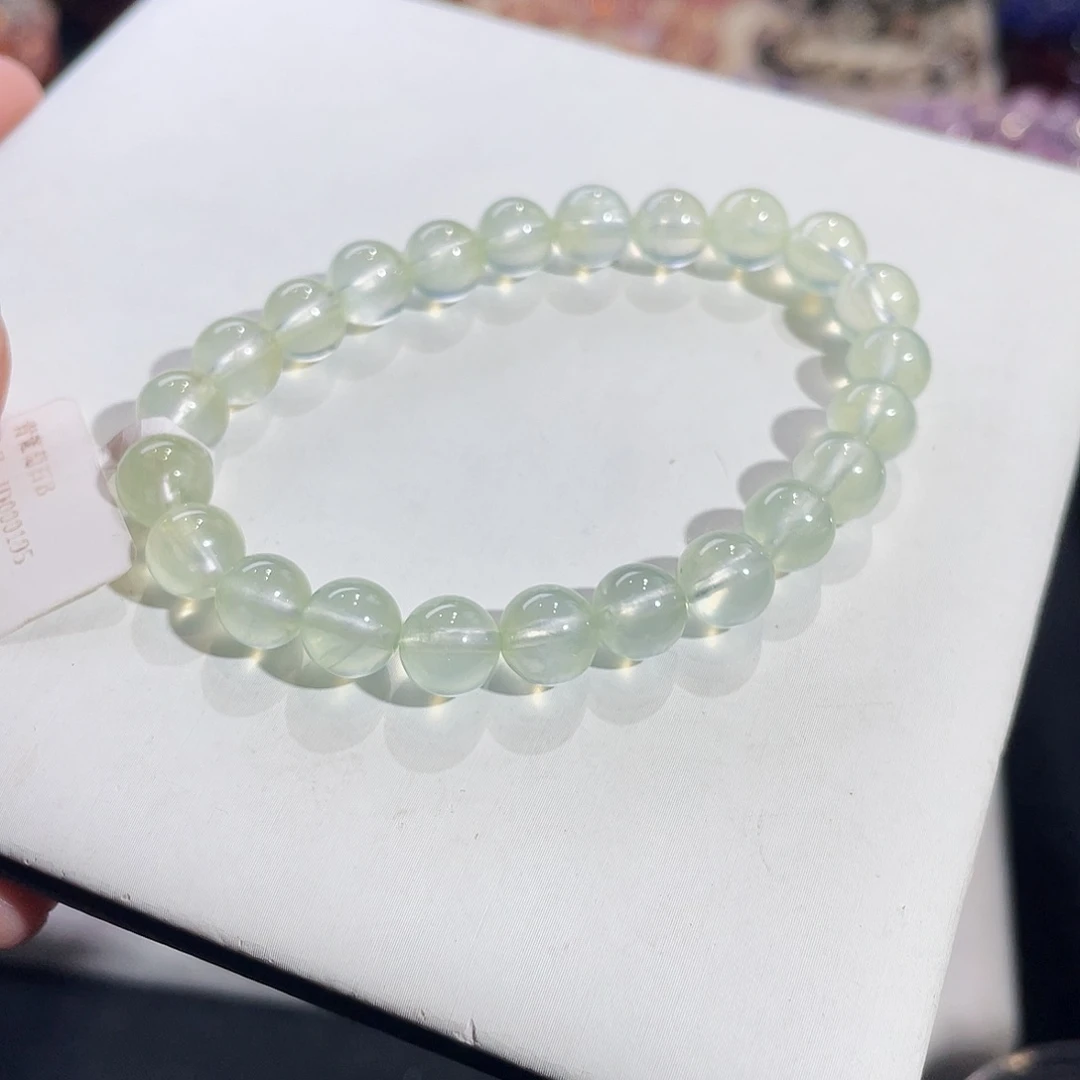 葡萄石未镶嵌手绳青葡萄石8mm