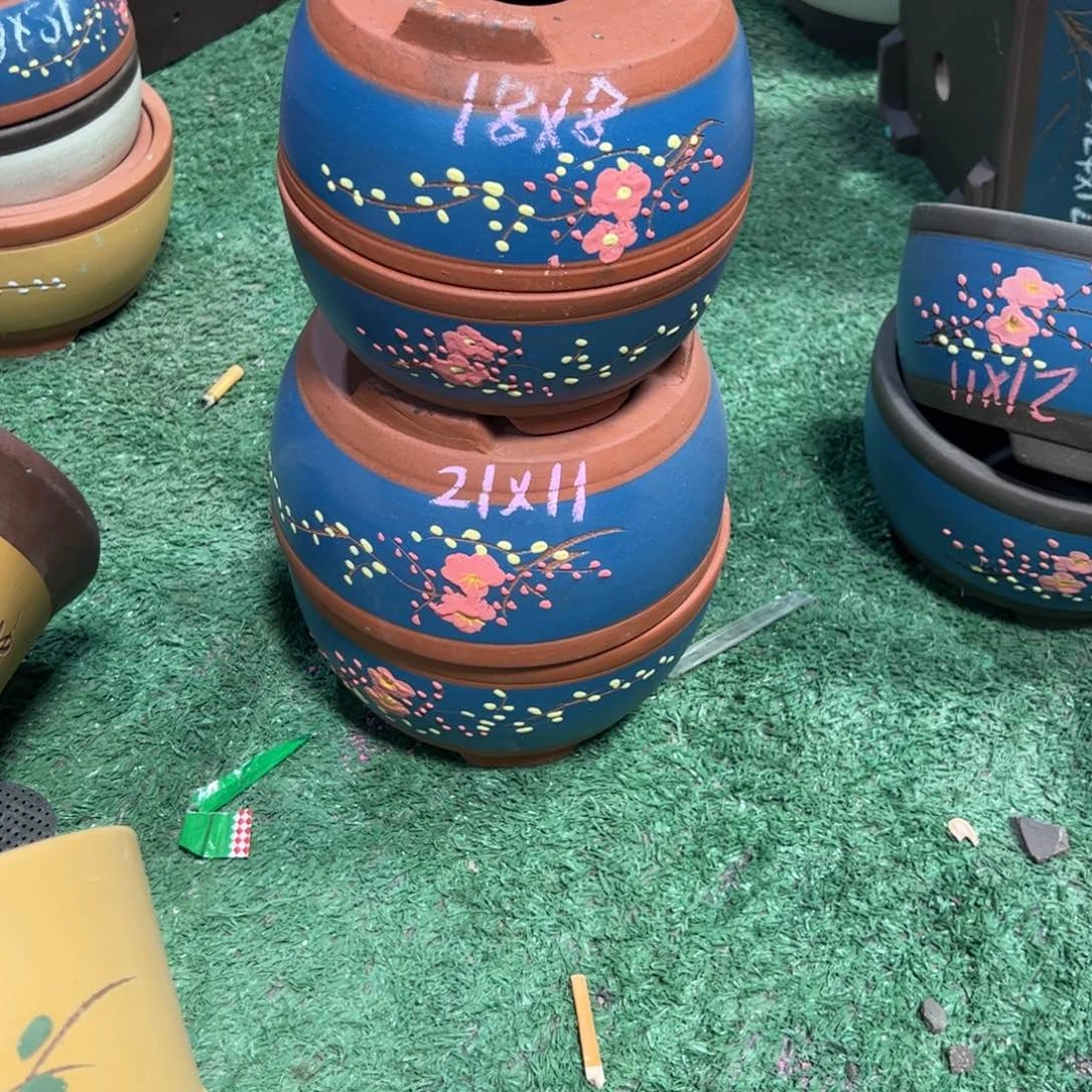 紫砂花盆紫砂花盆