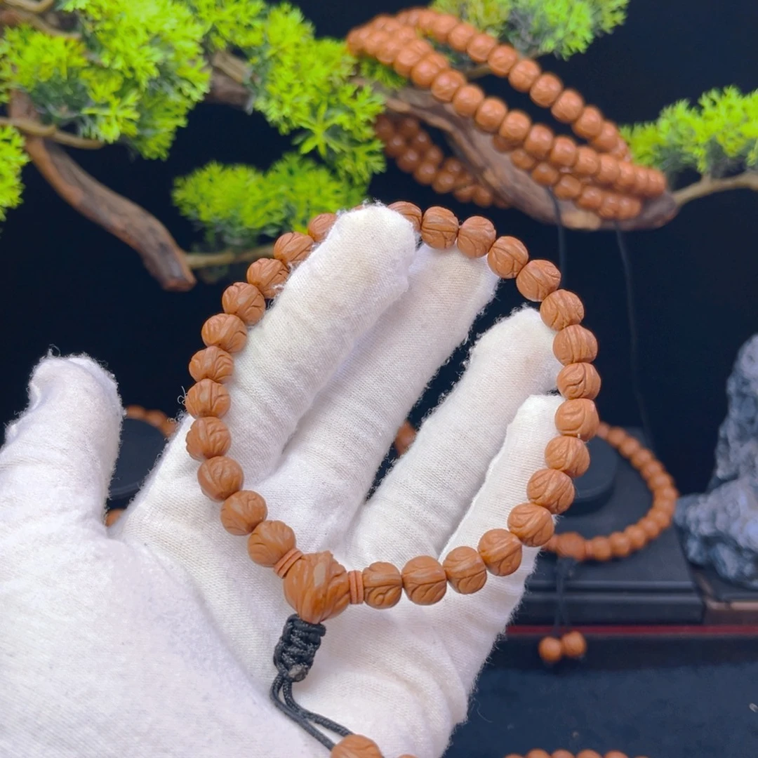 骑***逸桃核吊坠野生桃核