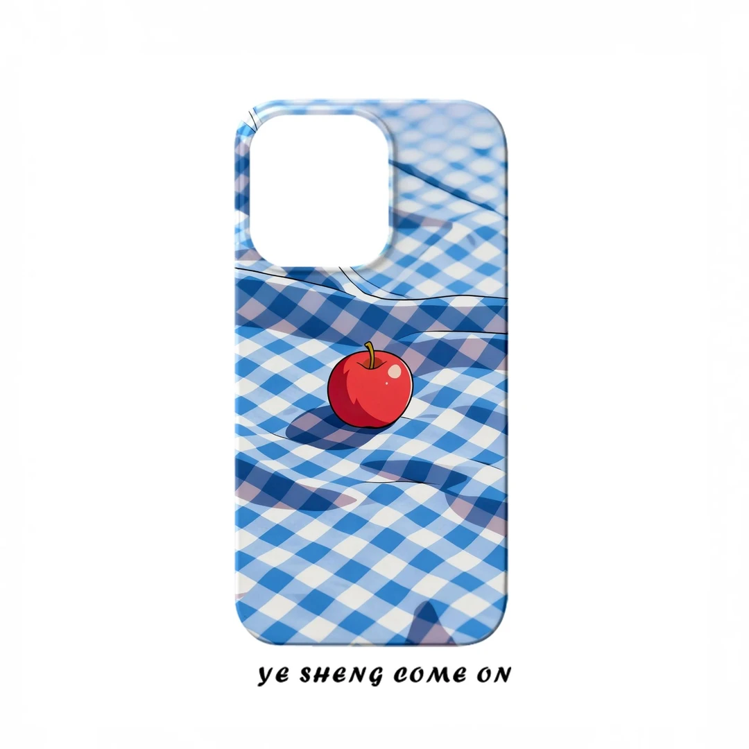 格纹苹果适用苹果16pro手机壳iPhone15/14/13/12/11菲林硬ins小众