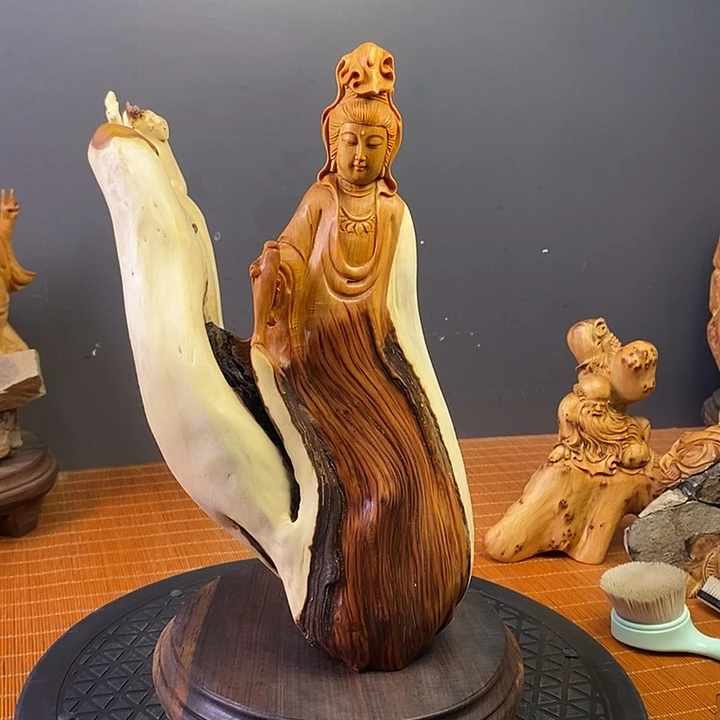 柏木崖柏摆件把玩件