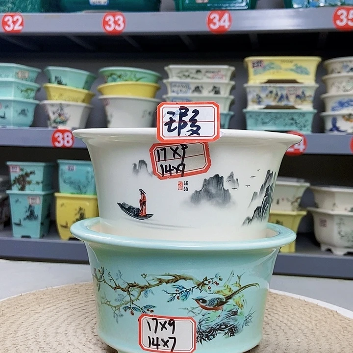 紫砂花瓶紫砂花盆