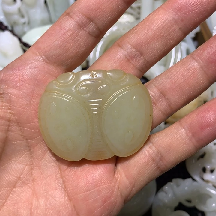 和田玉（白玉）颈饰未镶嵌洪*
