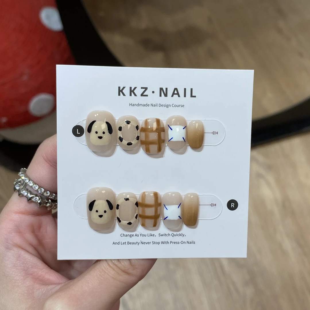 口罩小狗·KKZ纯手工光疗甲片