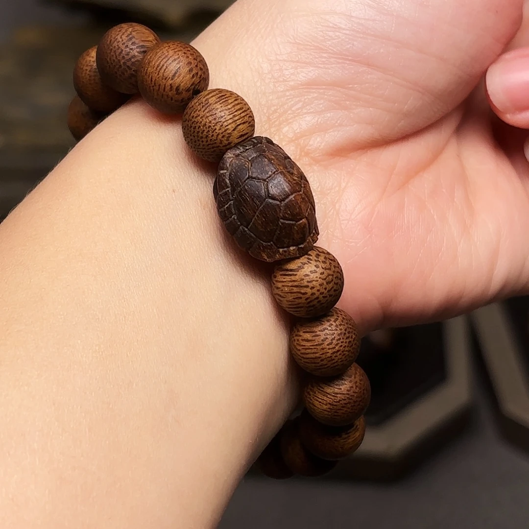 手串沉香越南富森红土熟结1.0➕黑土富甲设计