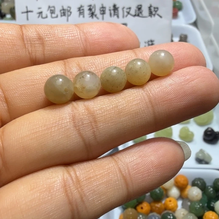 未镶嵌和田玉珠宝半成品卡八