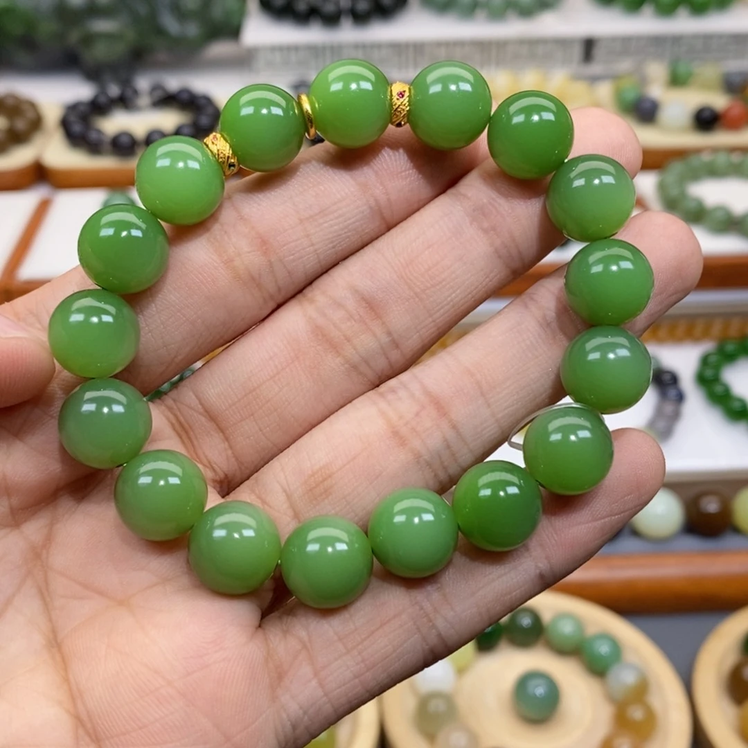 和田玉手串未镶嵌?**?