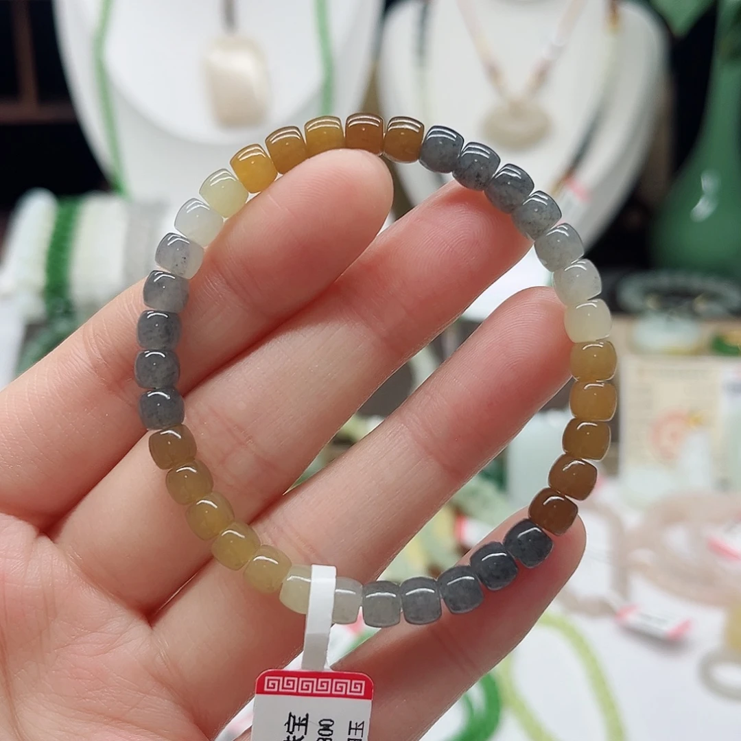 和田玉未镶嵌手链