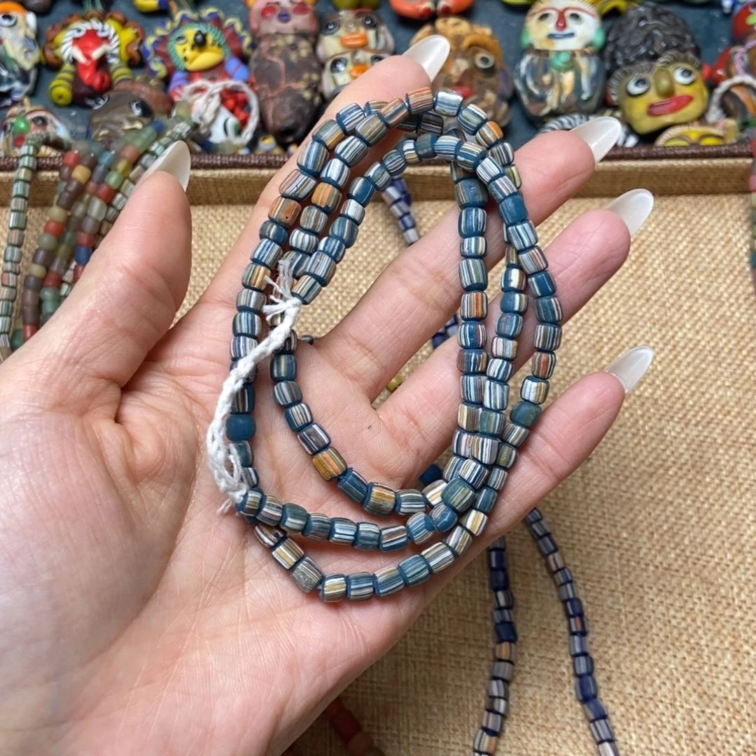 颈饰琉璃楼兰米珠