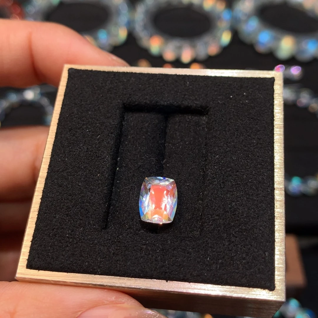 糖***饼月光石手链未镶嵌裸石