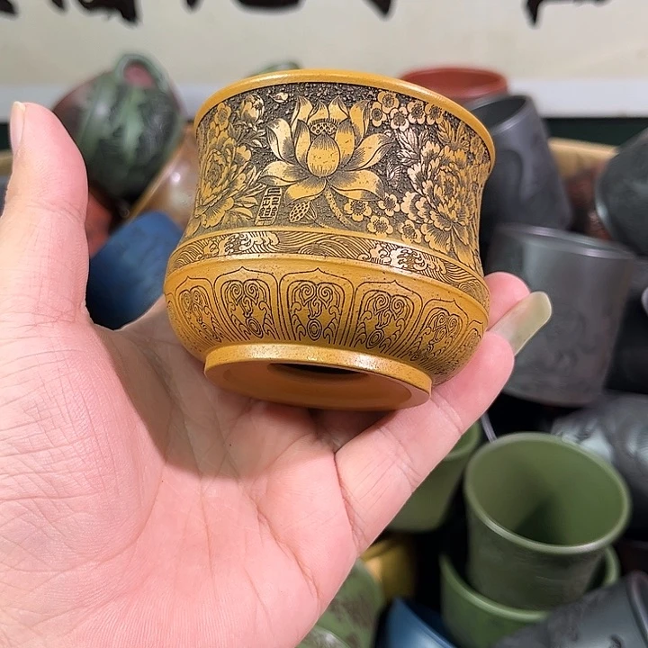 茶杯紫砂全手工紫砂主人杯