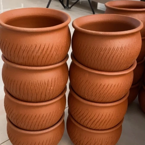 粗陶红陶绿植花盆419