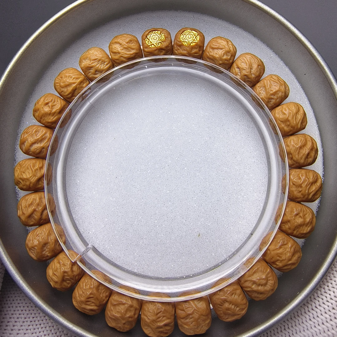 猴头核桃手串双标观山无相尺寸9左右全品