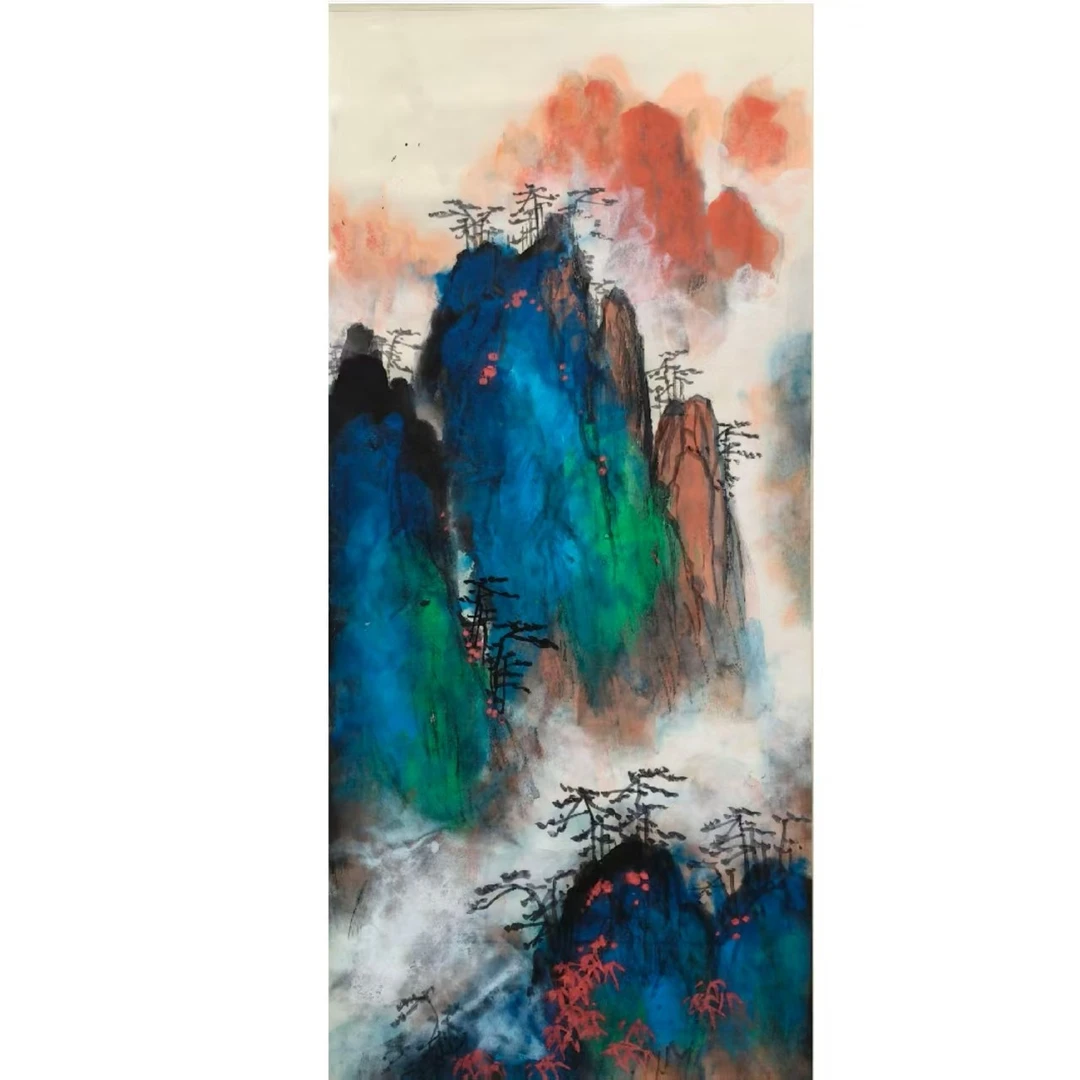 zp056《山水》97*44（3.9平尺）