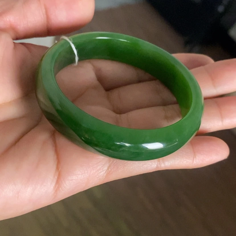 【闪购商品】未镶嵌手镯和田玉（碧玉）