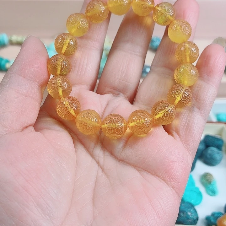 阿****绿松石未镶嵌套链