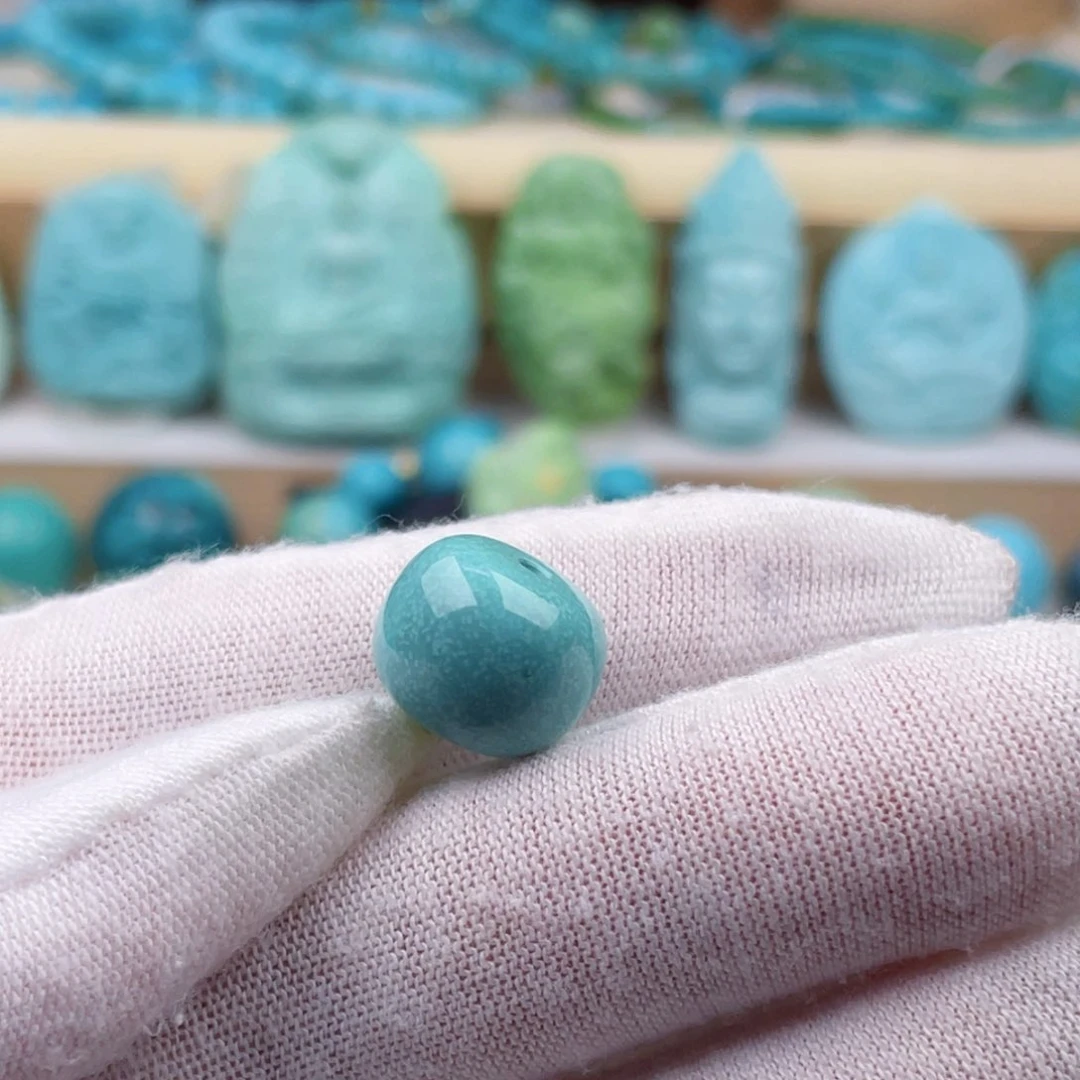 g***q未镶嵌绿松石珠宝奇石