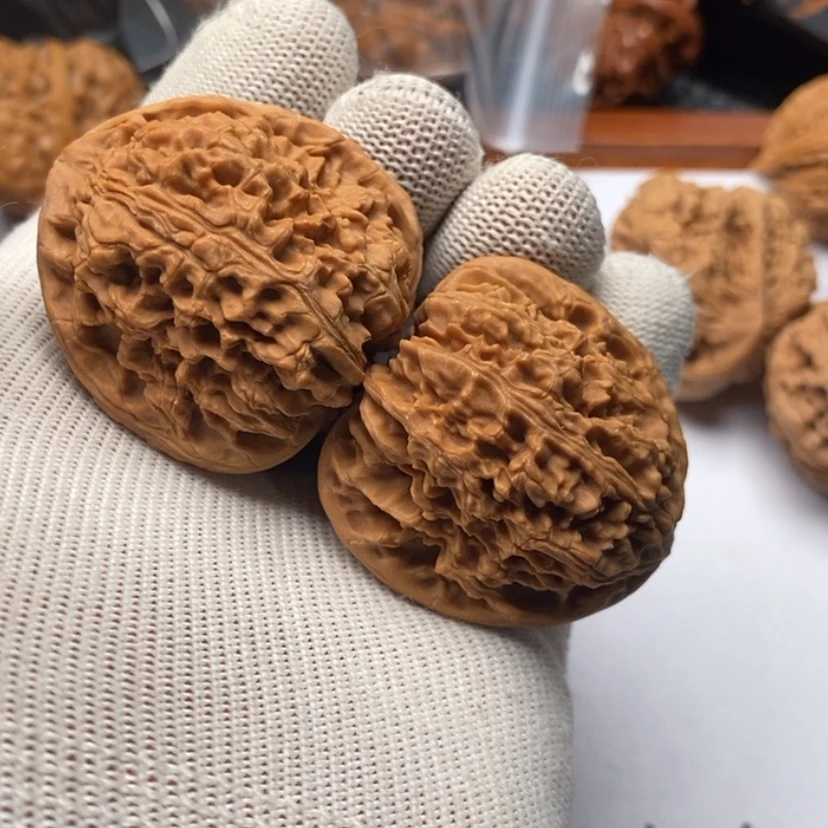 【闪购商品】文玩核桃把件溜***猫286南疆