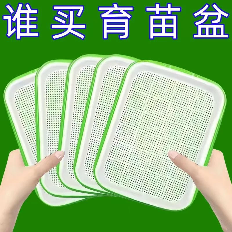 阳台室内种菜神器水培蔬菜种子水培盘育苗盘水培盆大蒜育苗盆通用