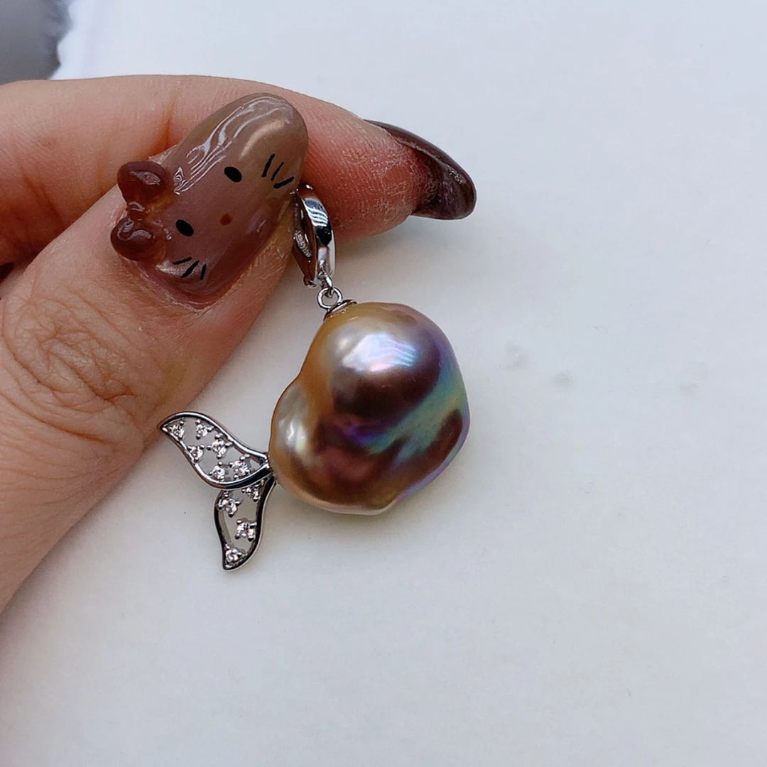 【闪购商品】颈饰银S925镶嵌淡水珍珠