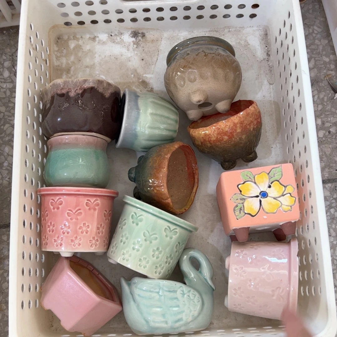 陶瓷多肉小花盆@@