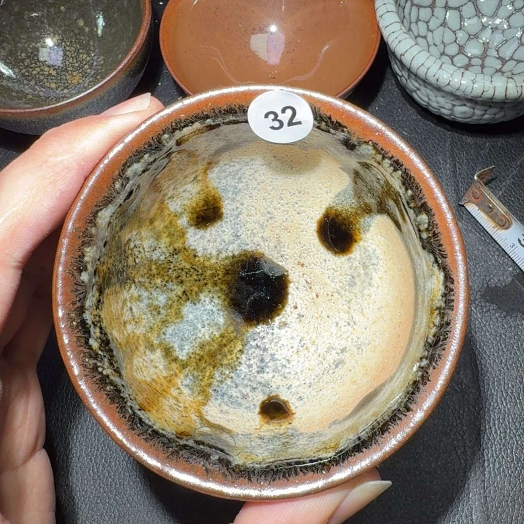摆件古时茶器建窑建盏32
