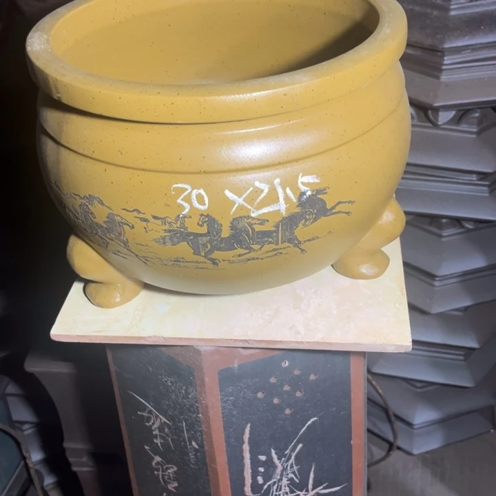 紫砂花盆紫砂花盆