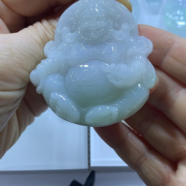 翡翠未镶嵌颈饰天然翡翠A货吊坠