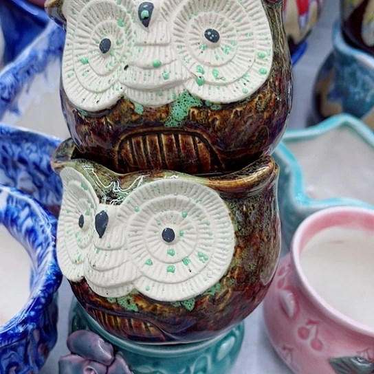 多肉绿植陶瓷花盆9.9包邮