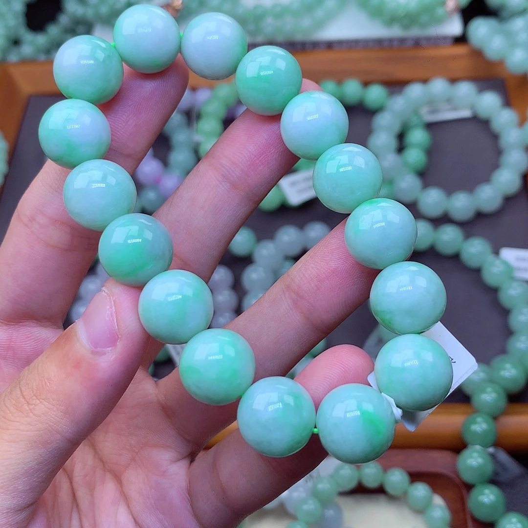 翡翠未镶嵌毛衣链