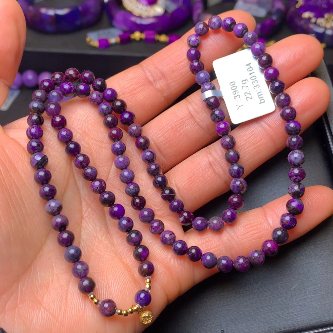 苏纪石（舒俱来）未镶嵌多圈手串