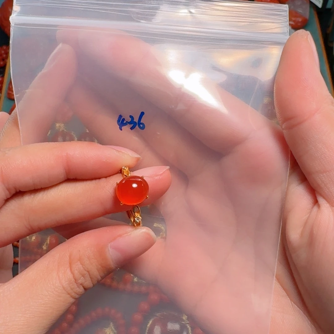 南红玛瑙南红银S925镶嵌