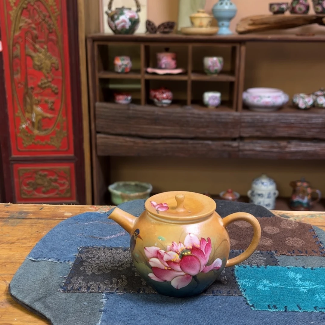 柴烧手工手绘陶瓷