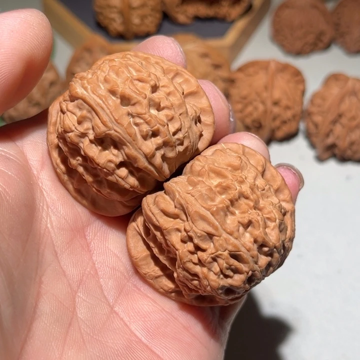 把件文玩核桃43➕闷白