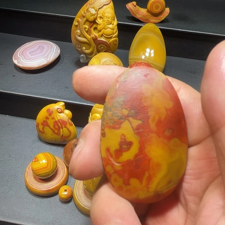 玛瑙/玉髓合金颈饰