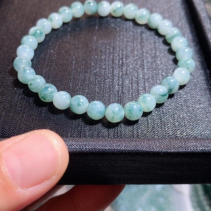 未镶嵌手链翡翠多样性发货自选散珠卡6