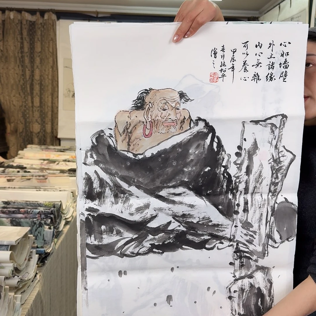 纯手绘国画作品好看