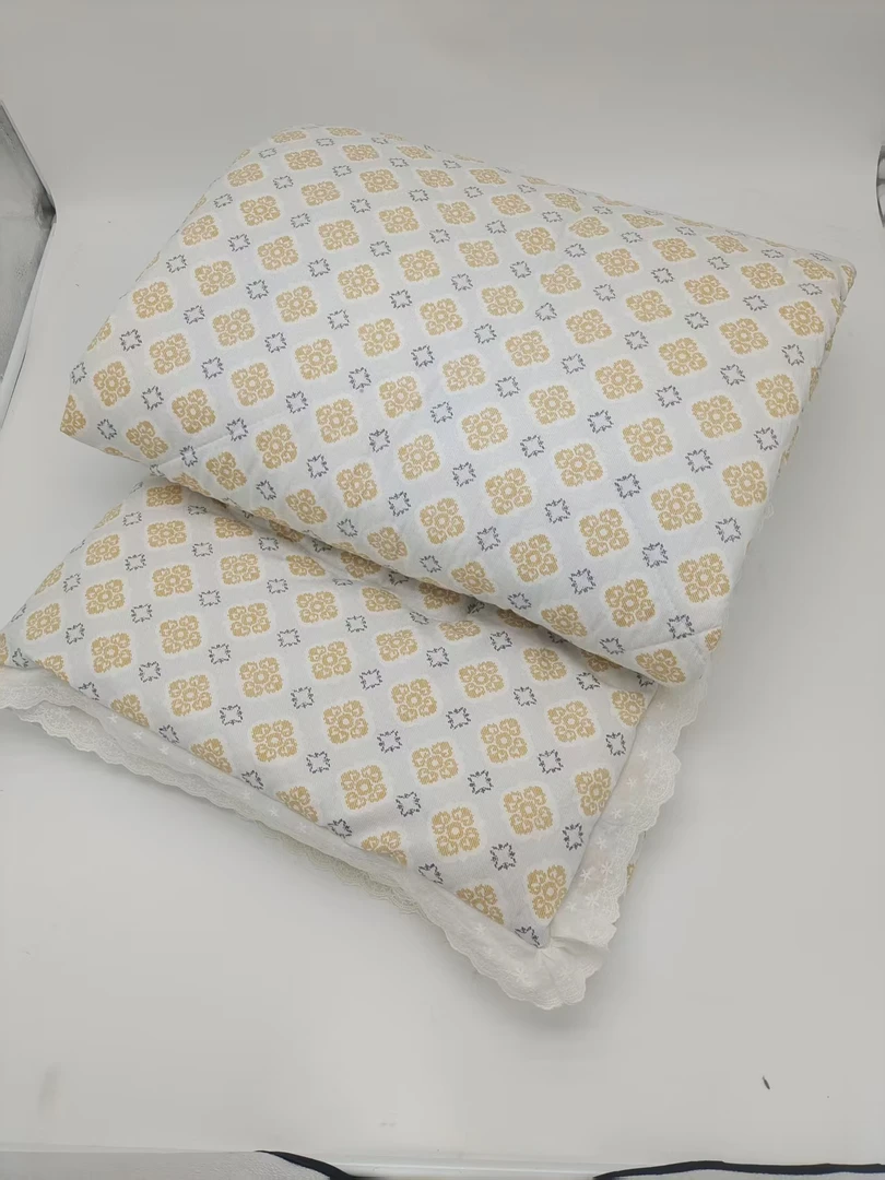 【锦帛】贡缎云锦棉皱皱棉花边秋冬面包被柔软亲肤保暖