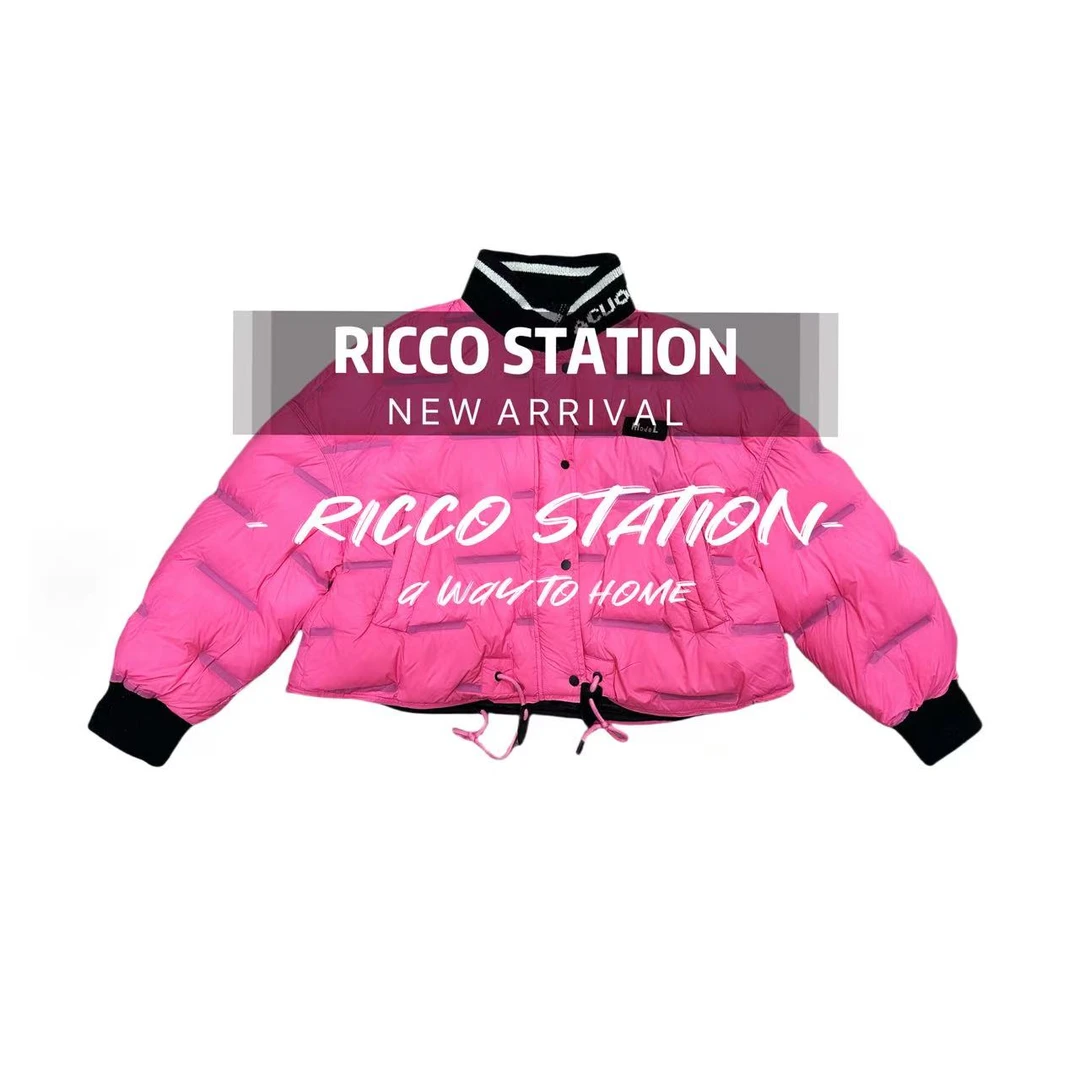 陈腰精CC设计师款立领超轻小泡芙棒球款羽绒服轻奢风名媛风高级感